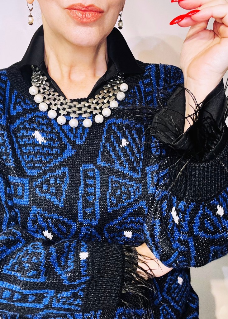 Vintage 1980s Esprit sweater - Vintage Fashion Magazine photos - outfit inspiration inspo 